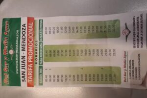 DEL SUR Y MEDIA AGUA MENDOZA