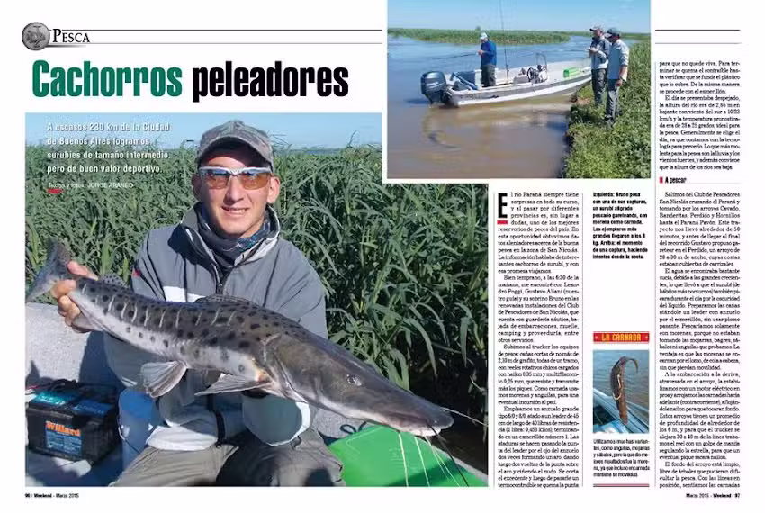 Gustavo Aliani Guia de Pesca en San Nicolas