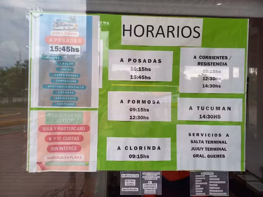 Via Bariloche Via tac Aguila Dorada Ituzaingo Corrientes